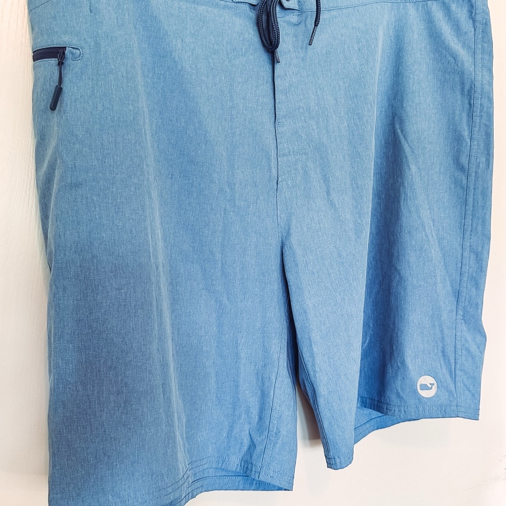 Vineyard Vines Men's 7-inch Performance Boardshorts Swimsuit Serenity Blue 40” - Picture 6 of 7
